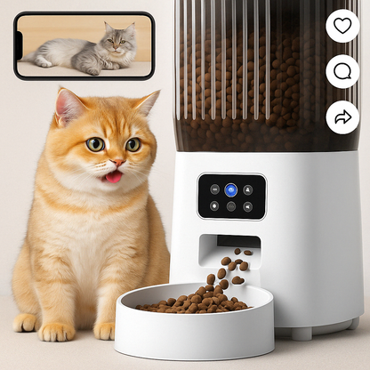 Distributeur Smart Croquettes – WiFi ou Vidéo