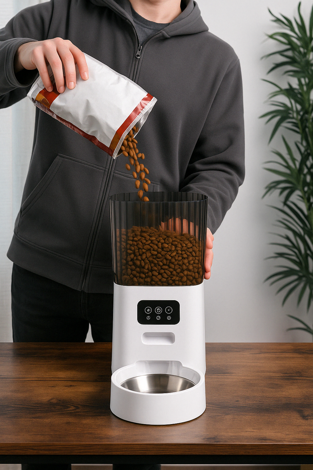 Distributeur Smart Croquettes – WiFi ou Vidéo